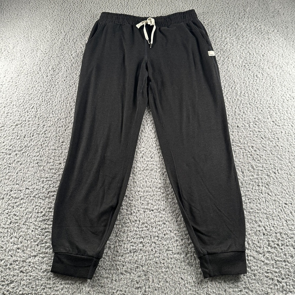 Vuori Performance Jogger Pants Womens XS Black Knit Drawstring VW303‎